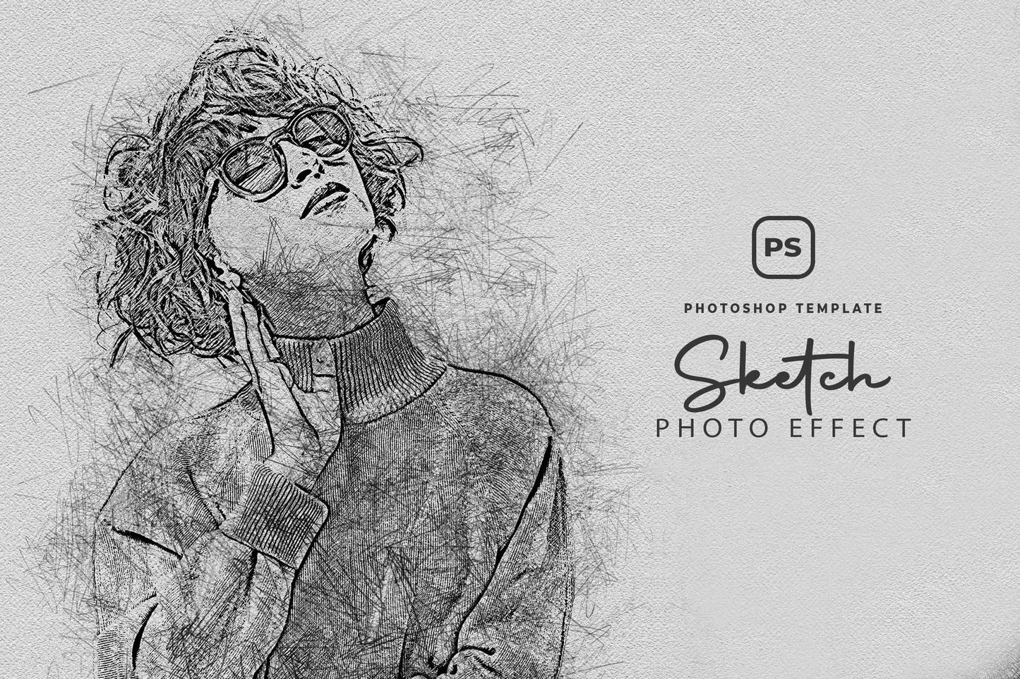 26 Digital Sketch Photoshop Effects Toolkit