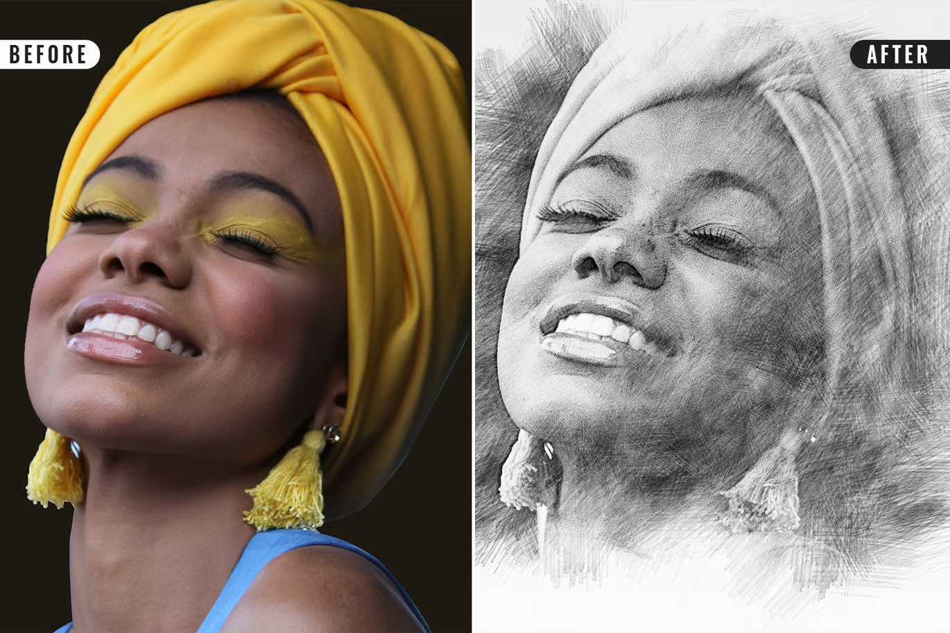 26 Digital Sketch Photoshop Effects Toolkit