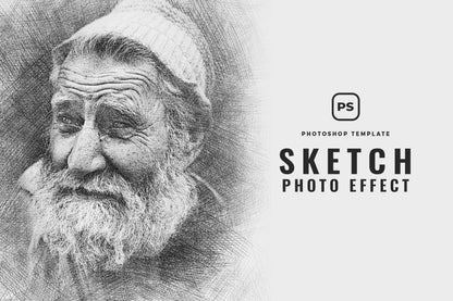 26 Digital Sketch Photoshop Effects Toolkit