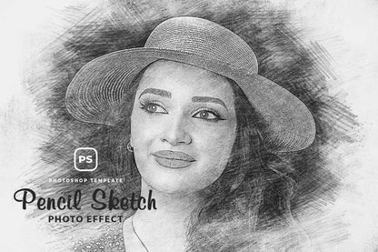 26 Digital Sketch Photoshop Effects Toolkit