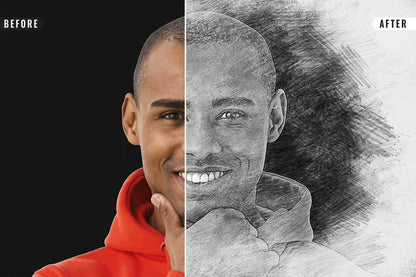 26 Digital Sketch Photoshop Effects Toolkit