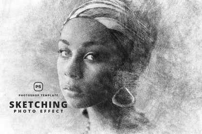 26 Digital Sketch Photoshop Effects Toolkit