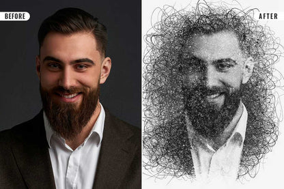 26 Digital Sketch Photoshop Effects Toolkit