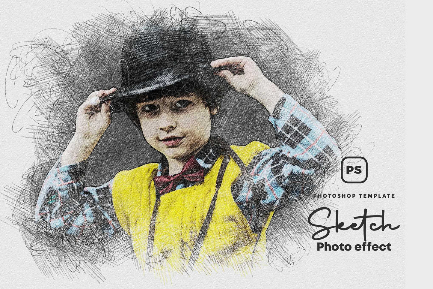 26 Digital Sketch Photoshop Effects Toolkit
