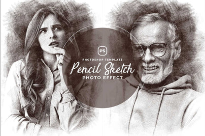 26 Digital Sketch Photoshop Effects Toolkit