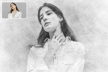 21 Creative Sketching Photoshop Effects Set
