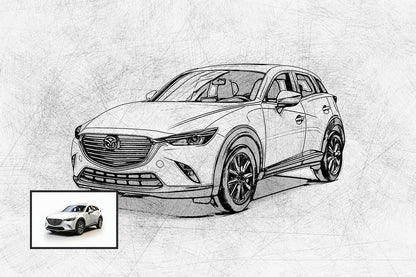 21 Creative Sketching Photoshop Effects Set