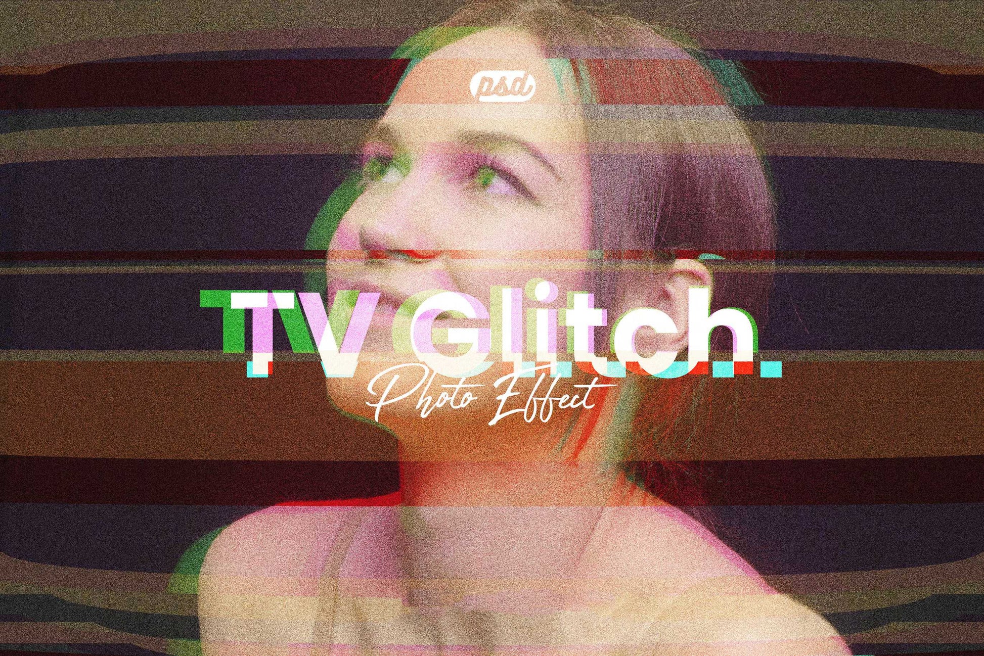 24 Disruptive Glitch Photoshop Effects - Photoboto