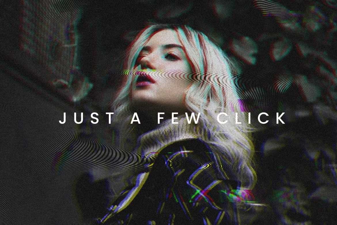 24 Disruptive Glitch Photoshop Effects - Photoboto