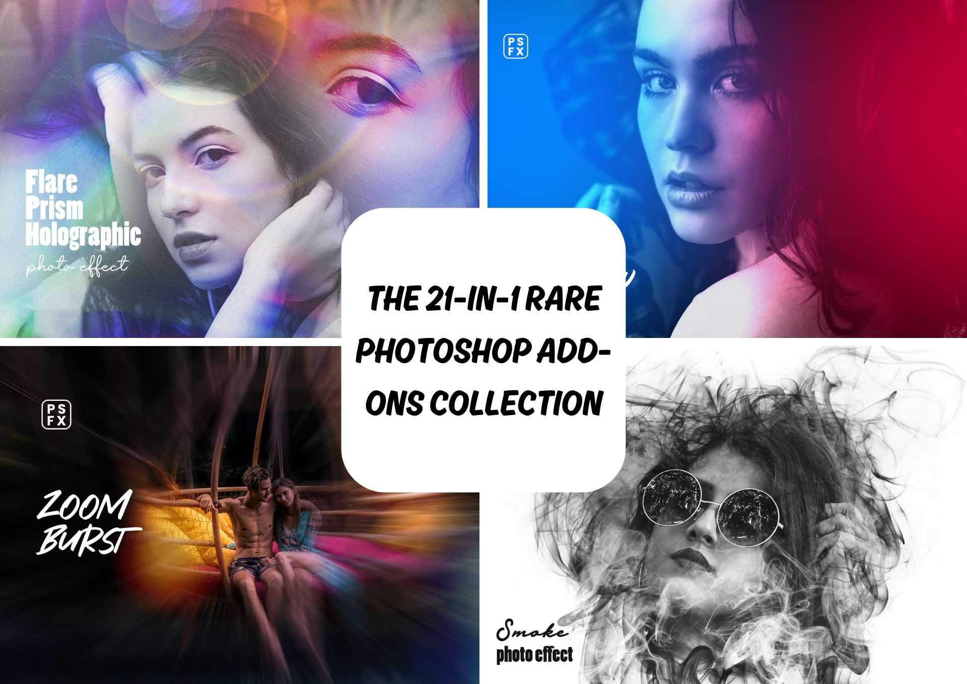 The 21-In-1 Rare Photoshop Add-Ons Collection - Photoboto