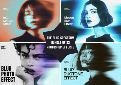 The Blur Spectrum Bundle Of 23 Photoshop Effects