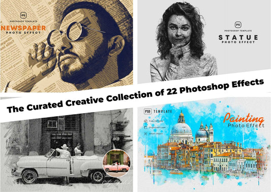The Curated Creative Collection of 22 Photoshop Effects