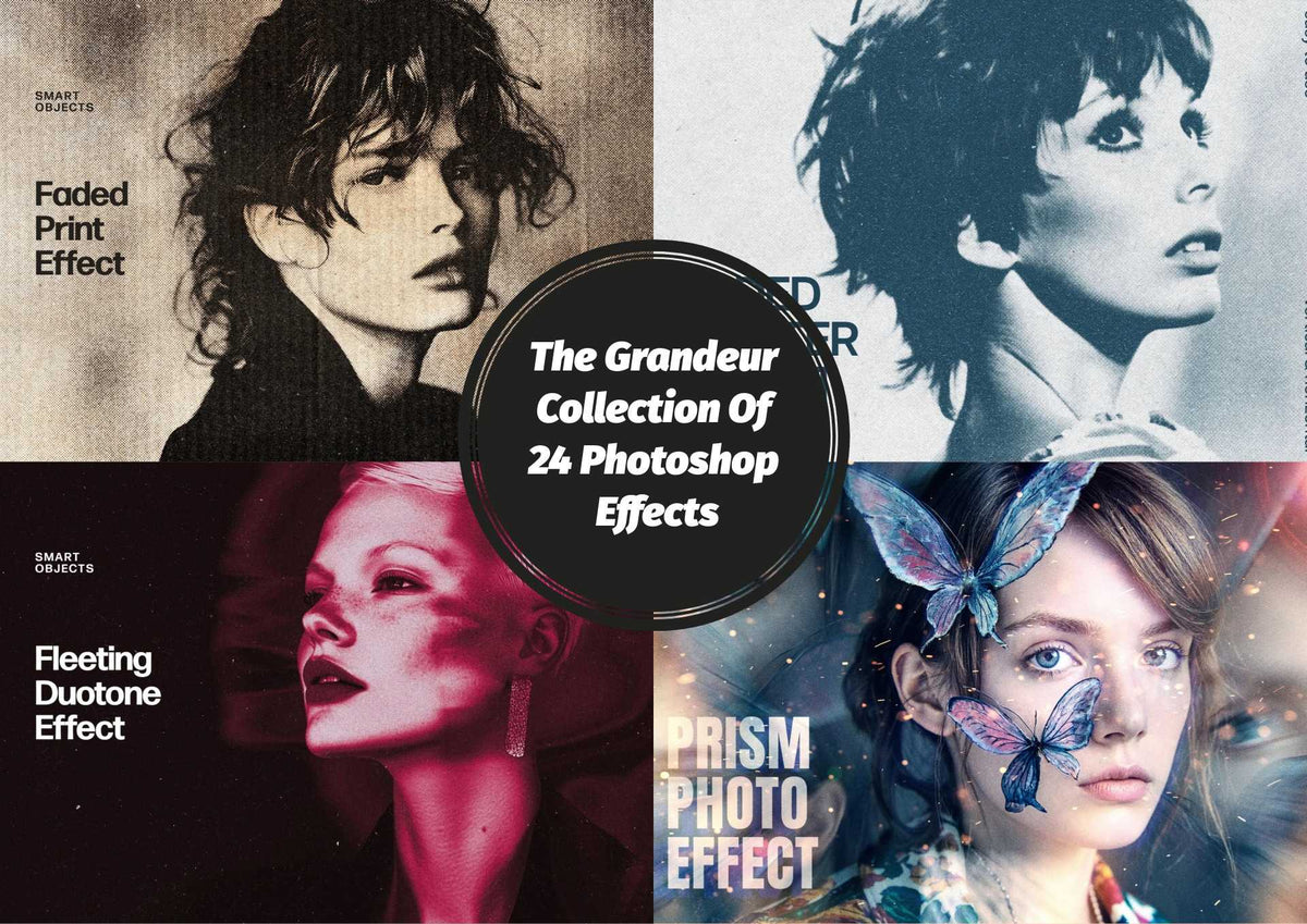 The Grandeur Collection Of 24 Photoshop Effects