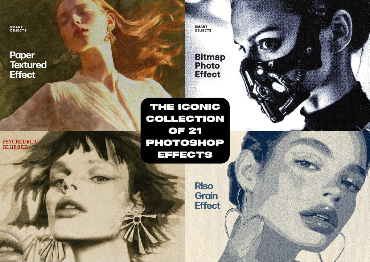 The Iconic Collection Of 21 Photoshop Effects