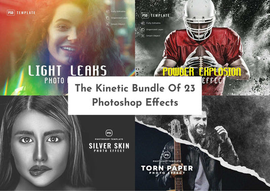 The Kinetic Bundle Of 23 Photoshop Effects