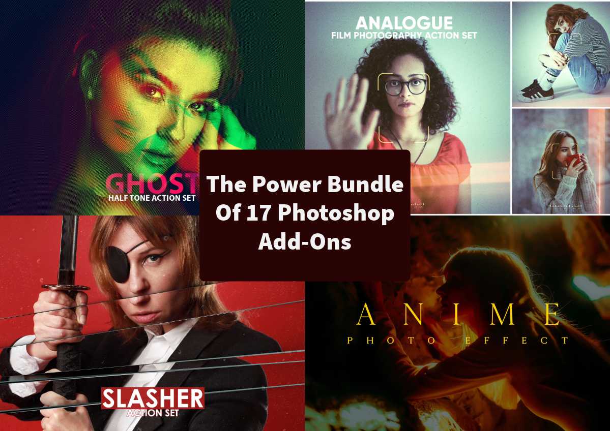 The Power Bundle Of 17 Photoshop Add-Ons - Photoboto