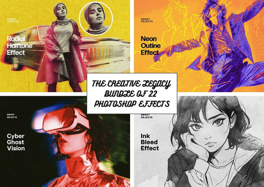 The Creative Legacy Bundle Of 22 Photoshop Effects