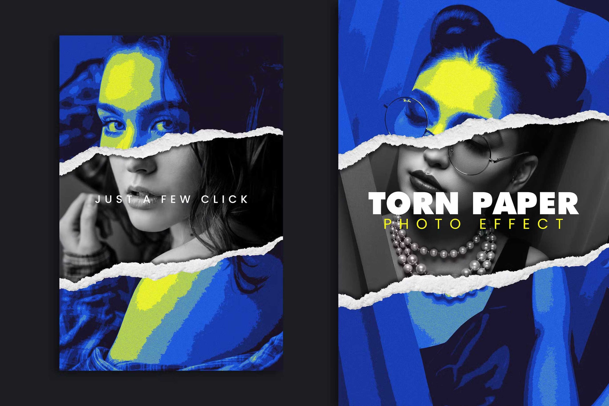 20 Deluxe Portrait + Poster Photoshop Templates Bundle - Photoboto
