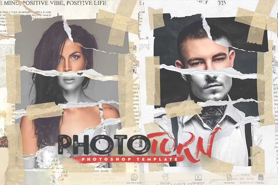 20 Super Sensational Photoshop Add-Ons Bundle - Photoboto