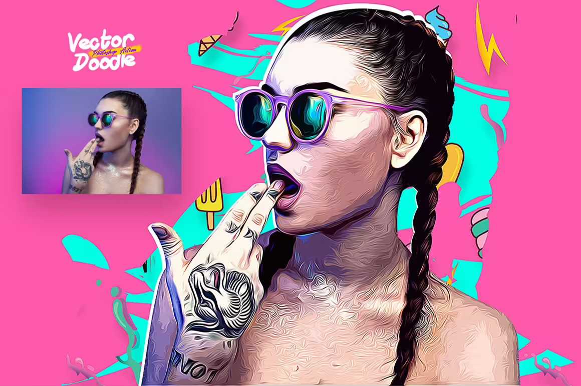 20 Super Sensational Photoshop Add-Ons Bundle - Photoboto