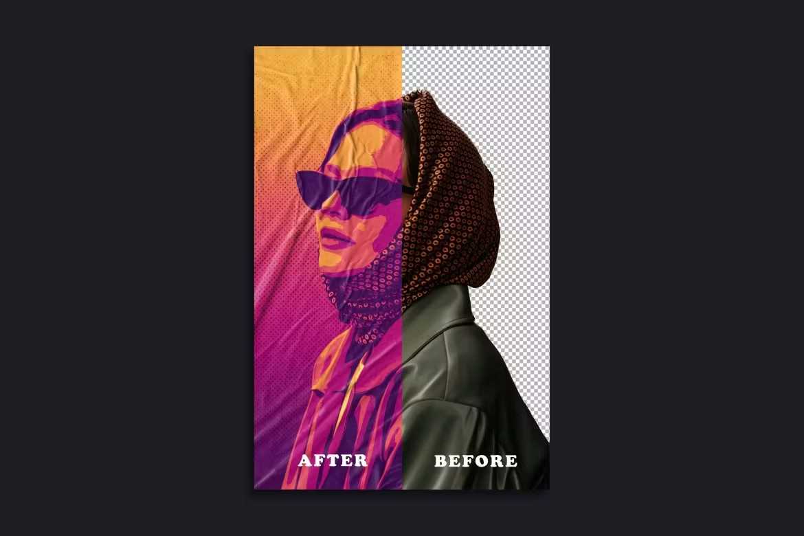 20 Deluxe Portrait + Poster Photoshop Templates Bundle - Photoboto