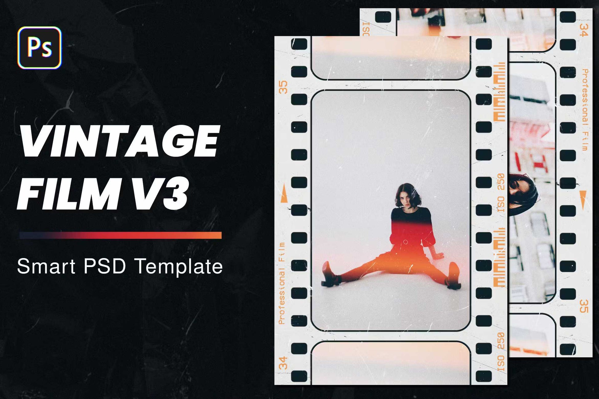 23-In-1 Retro Photoshop Templates Bundle - Photoboto