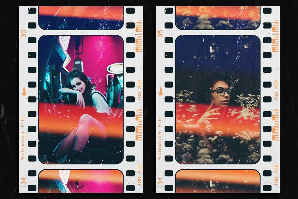 23-In-1 Retro Photoshop Templates Bundle - Photoboto