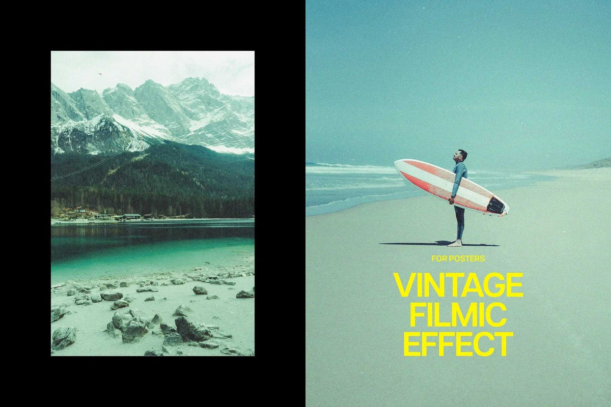 24-In-1 Rustic Vintage Photoshop Effects Bundle