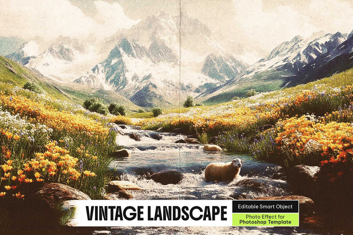 20 Retro Reimagined Photoshop Templates Pack - Photoboto