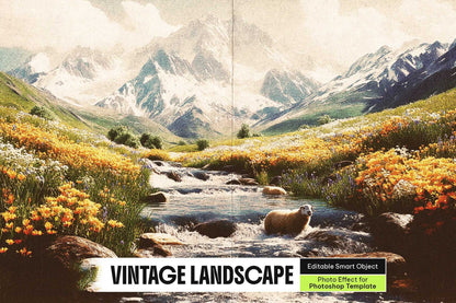 20 Retro Reimagined Photoshop Templates Pack - Photoboto