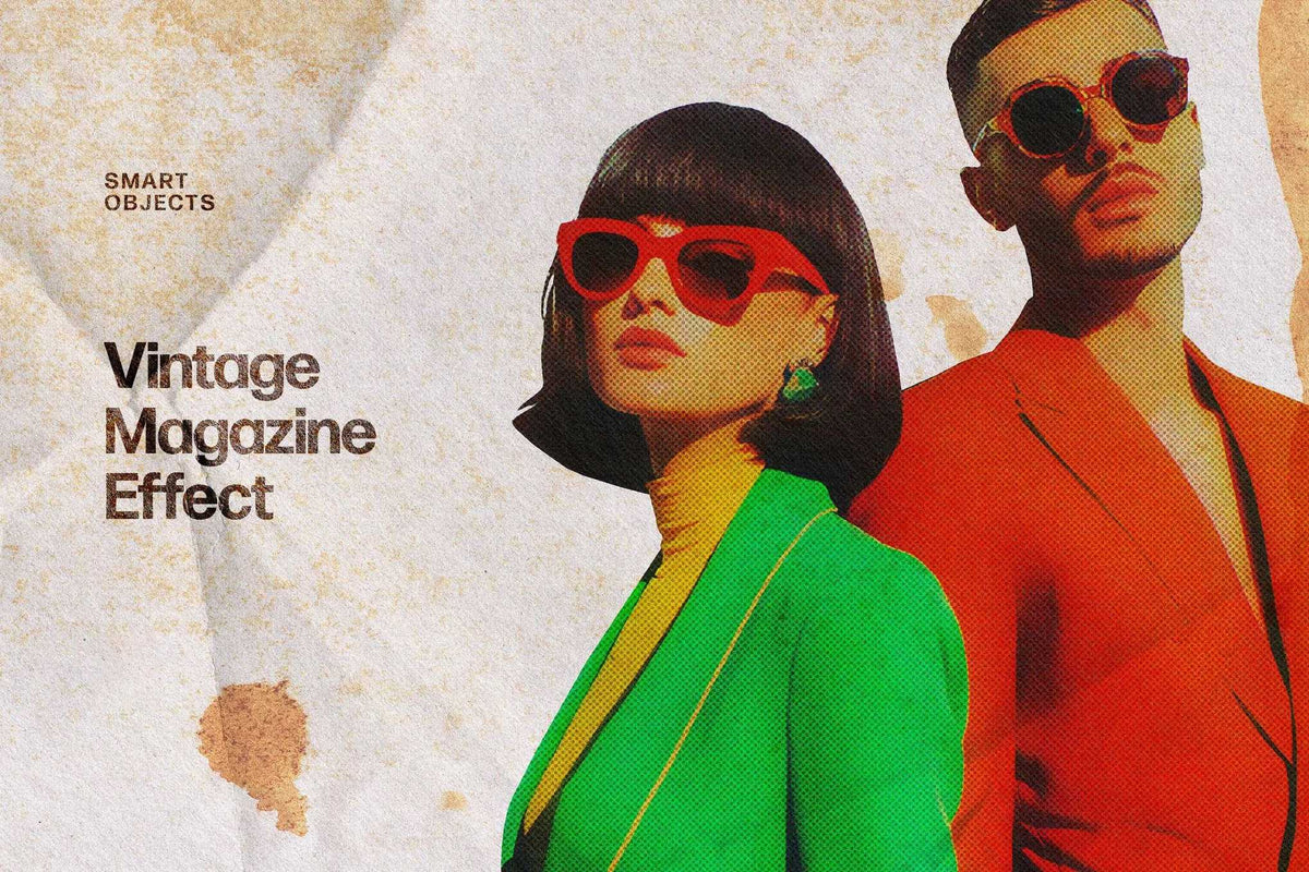 25-In-1 Faded Vintage Photoshop Effects Bundle