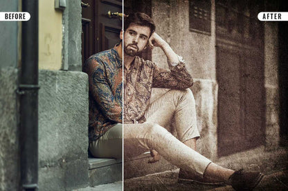 20 Cinematic Vintage Photoshop Effects Pack