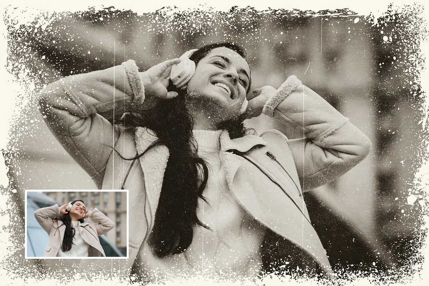 20 Cinematic Vintage Photoshop Effects Pack