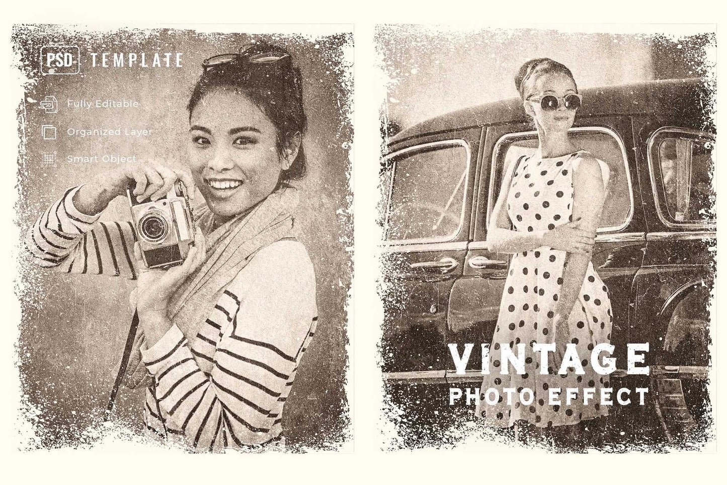 20 Cinematic Vintage Photoshop Effects Pack