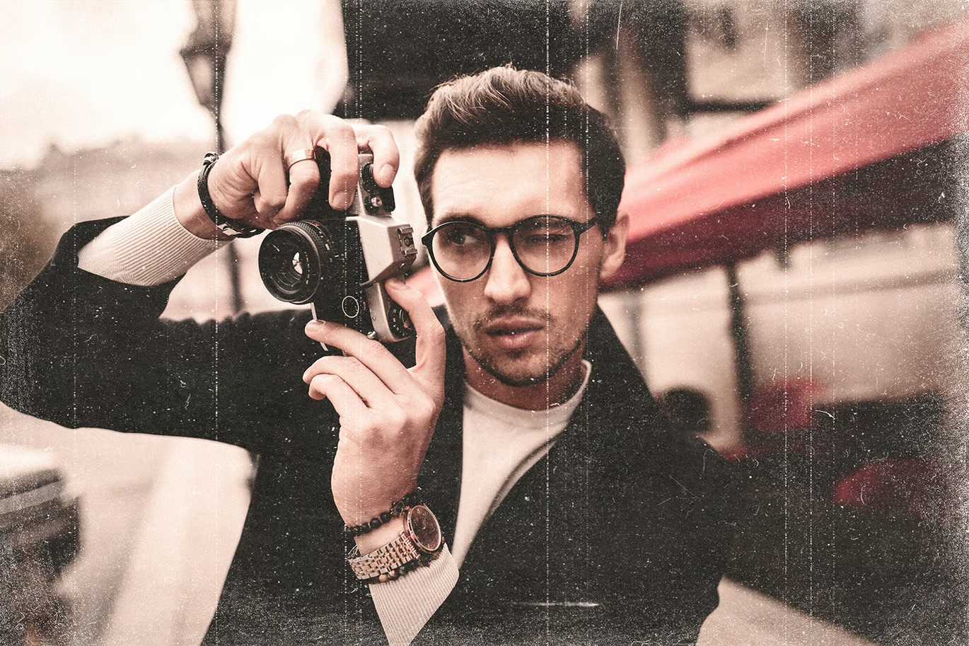 19 Aged Vintage Photoshop Effects Bundle