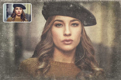 19 Aged Vintage Photoshop Effects Bundle
