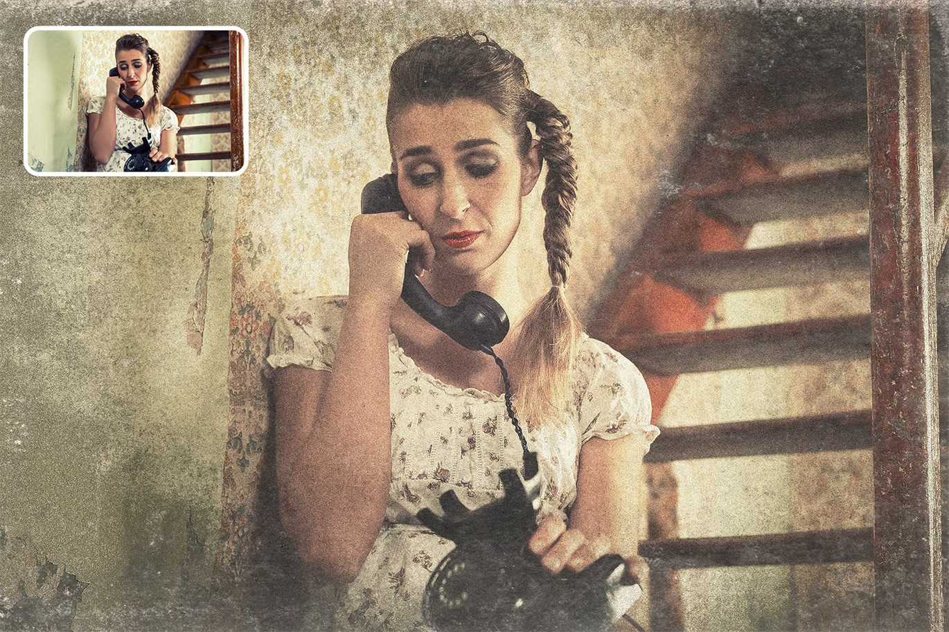 19 Aged Vintage Photoshop Effects Bundle