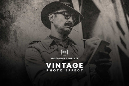 20 Cinematic Vintage Photoshop Effects Pack
