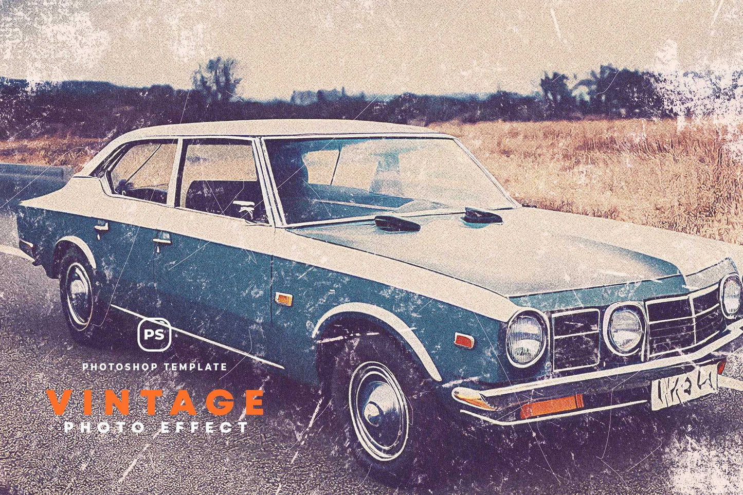 19 Aged Vintage Photoshop Effects Bundle