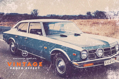 19 Aged Vintage Photoshop Effects Bundle