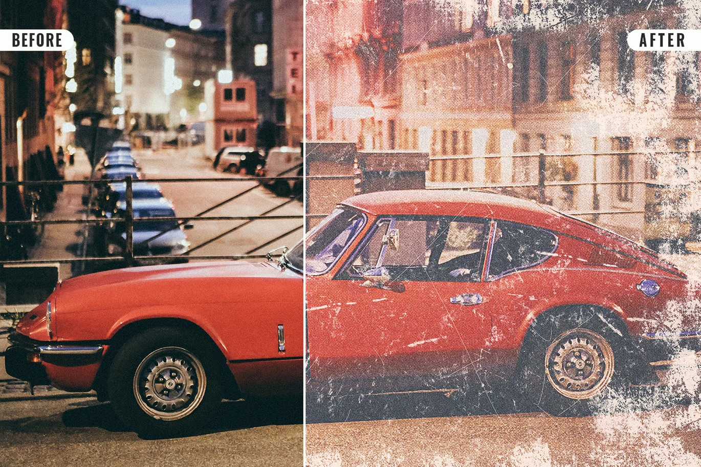 19 Aged Vintage Photoshop Effects Bundle