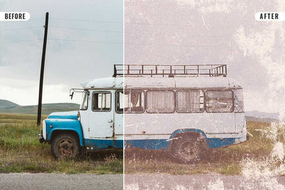 19 Aged Vintage Photoshop Effects Bundle