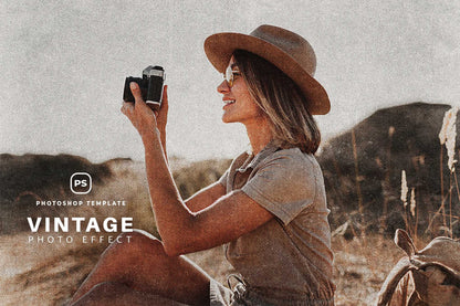 19 Aged Vintage Photoshop Effects Bundle