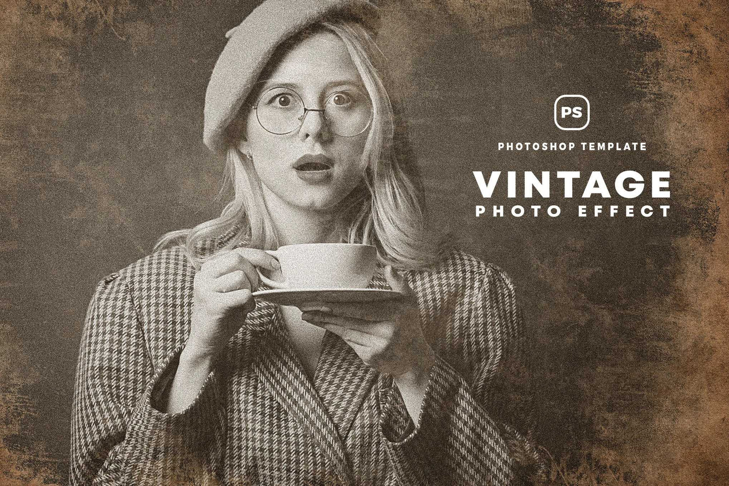 19 Aged Vintage Photoshop Effects Bundle