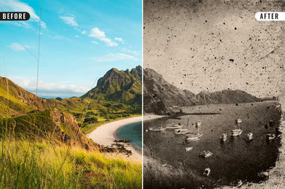 19 Aged Vintage Photoshop Effects Bundle