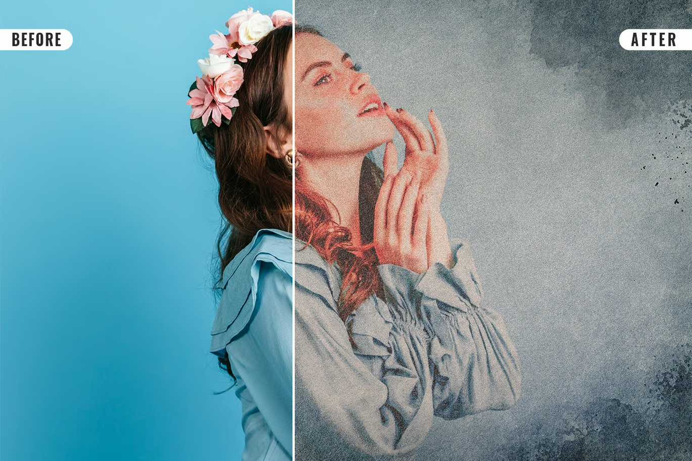 20 Cinematic Vintage Photoshop Effects Pack