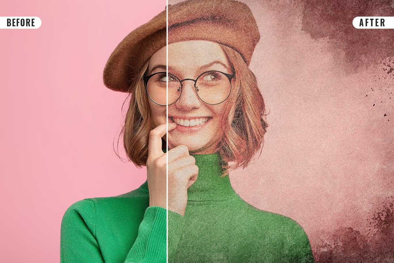 20 Cinematic Vintage Photoshop Effects Pack