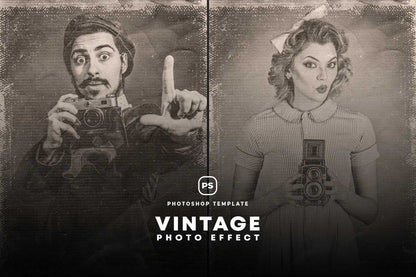 20 Cinematic Vintage Photoshop Effects Pack