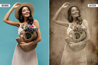 20 Cinematic Vintage Photoshop Effects Pack