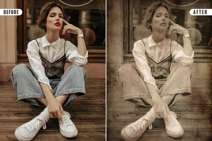 20 Cinematic Vintage Photoshop Effects Pack